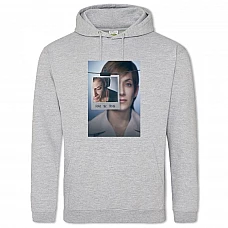 Hoodie with Print 13 Reasons Why Hear The Truth - 2XL grey