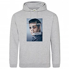 Hoodie with Print 13 Reasons Why Tony - 2XL grey