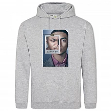 Hoodie with Print 13 Reasons Why Marcus - 2XL grey