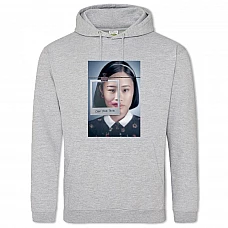Hoodie with Print 13 Reasons Why Courtney Hero - 2XL grey