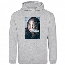 Hoodie with Print 13 Reasons Why Jessica Hero - 2XL grey