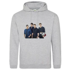 Hoodie with Print Big Time Rush Main Heroes Print - 2XL grey