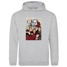 Hoodie with Print Big Time Rush Print - 2XL grey