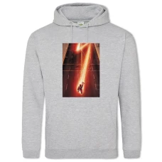 Hoodie with Print Flash Theme - 2XL grey