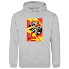 Hoodie with Print Flash Comics Print - 2XL grey