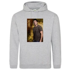 Hoodie with Print Lost Jack - 2XL grey