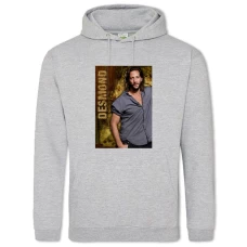 Hoodie with Print Lost Desmond - 2XL grey