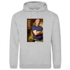 Hoodie with Print Lost Locke - 2XL grey