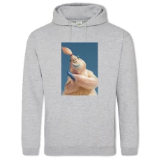 Hoodie with Print Smallfoot Kolka - 2XL grey