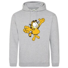 Hoodie with Print Cat Garfield - 2XL grey