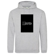 Hoodie with Print Misfits Logo - 2XL grey