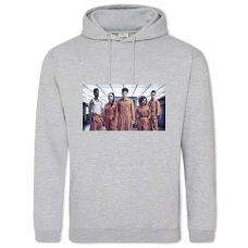 Hoodie with Print Misfits Heroes - 2XL grey
