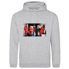 Hoodie with Print Misfits Heroes Print - 2XL grey