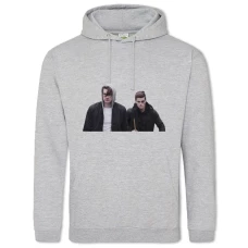 Hoodie with Print Skam William And Chris - 2XL grey