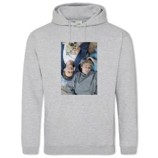 Hoodie with Print Skam Isak And Even - 2XL grey
