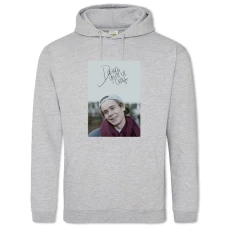 Hoodie with Print Skam Isak Hero - 2XL grey