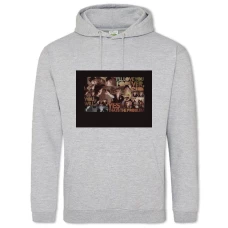 Hoodie with Print Skins Print - 2XL grey