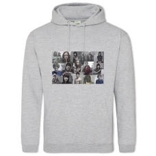 Hoodie with Print Skins Print Heroes - 2XL grey