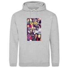 Hoodie with Print Skins Cute Print - 2XL grey