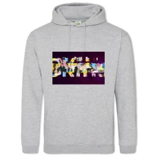 Hoodie with Print Skins Logo Print - 2XL grey