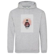 Hoodie with Print The End Of The F *** Ing World Art Edition - 2XL grey
