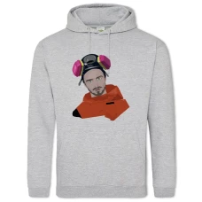 Hoodie with Print Breaking Bad Jesse Pinkman - 2XL grey