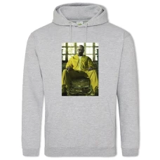 Hoodie with Print Breaking Bad Walter White Hero - 2XL grey