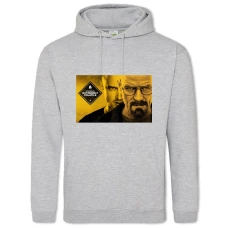 Hoodie with Print Breaking Bad Main Heroes Print - 2XL grey