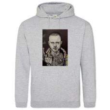 Hoodie with Print Breaking Bad Jesse Pinkman Print - 2XL grey
