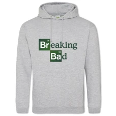 Hoodie with Print Breaking Bad Logo - 2XL grey