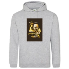 Hoodie with Print Breaking Bad Art Version - 2XL grey