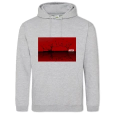 Hoodie with Print Dexter Print - 2XL grey
