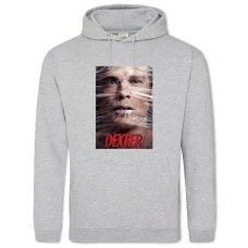 Hoodie with Print Dexter Series Print - 2XL grey