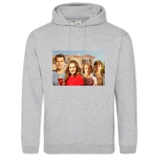 Худі з принтом Дієта З Санта-Кларіта Головні Герої - 2XL сірий