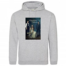 Hoodie with Print The Vampire Diaries Heroes - 2XL grey