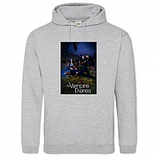 Hoodie with Print The Vampire Diaries Heroes Print - 2XL grey