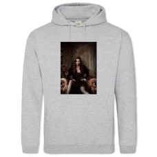 Hoodie with Print The Vampire Diaries Elena - 2XL grey