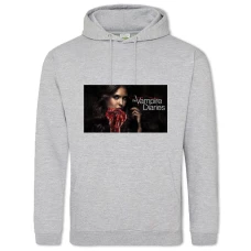 Hoodie with Print The Vampire Diaries Elena Gilbert Hero - 2XL grey