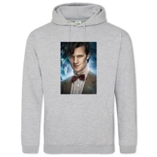 Hoodie with Print Doctor Who Hero - 2XL grey