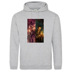Hoodie with Print Doctor Who Art Edition - 2XL grey