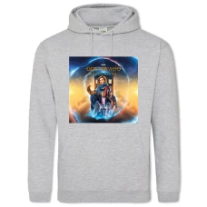 Hoodie with Print Doctor Who Main Theme - 2XL grey