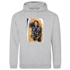 Hoodie with Print House, M.D. Hero - 2XL grey