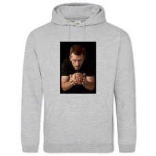 Hoodie with Print House, M.D. Doctor Hero - 2XL grey