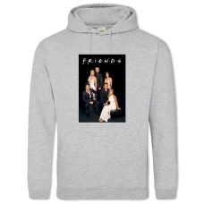 Hoodie with Print Friends Edition - 2XL grey