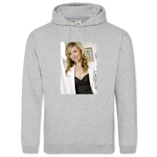 Hoodie with Print Scrubs Dr. Elliot Reid - 2XL grey
