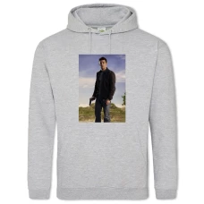 Hoodie with Print Bones Hero - 2XL grey