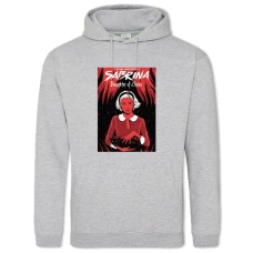 Hoodie with Print Chilling Adventures Of Sabrina Art - 2XL grey