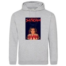 Hoodie with Print Chilling Adventures Of Sabrina Theme - 2XL grey