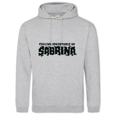 Hoodie with Print Chilling Adventures Of Sabrina Logo - 2XL grey