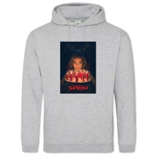 Hoodie with Print Chilling Adventures Of Sabrina Print - 2XL grey